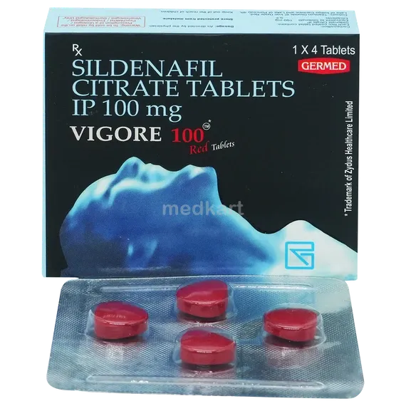 vigora 100mg tablet 4's